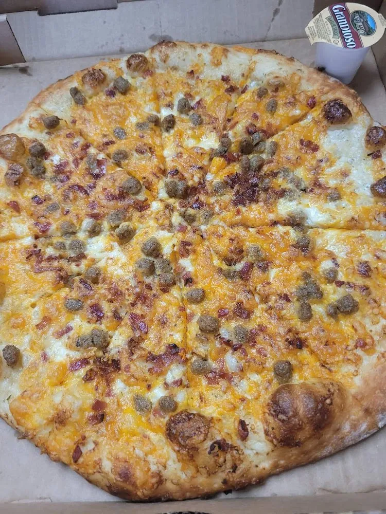 Bacon Double Cheese Burger Pizza